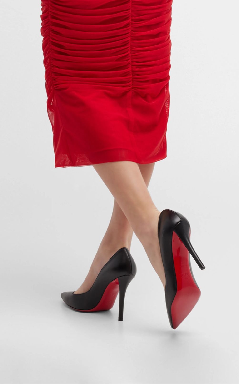 Christian Louboutin Authentic 100 mm Pumps- Nappa leather- black size 38/8