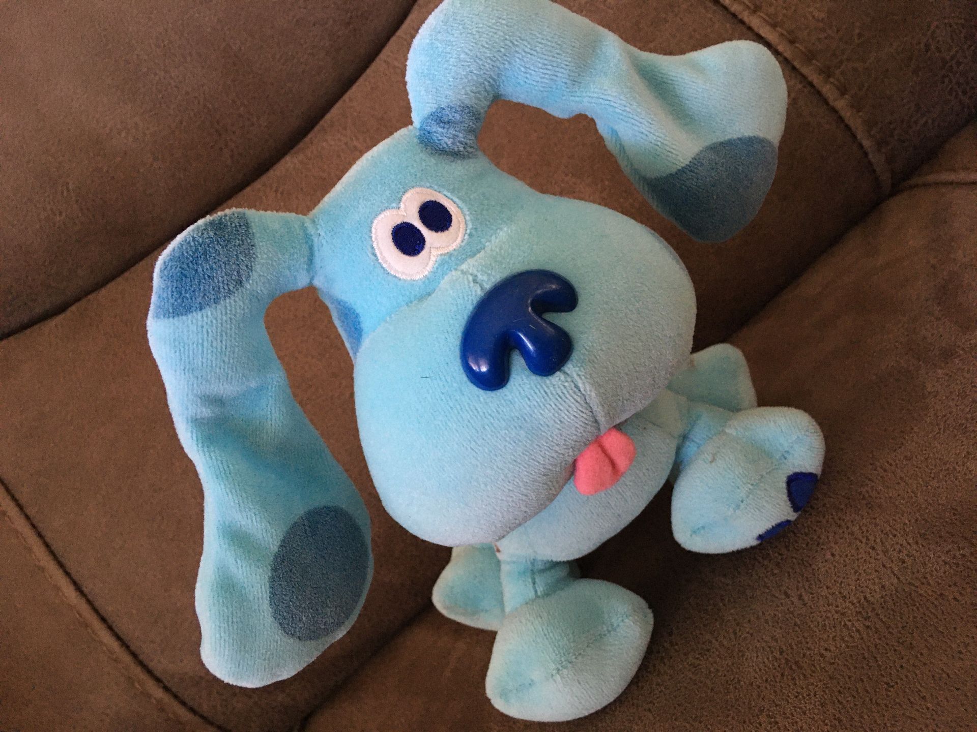 8” vintage-blues clues stuffed animal $6