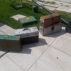 Coleman Stoves And Tool Boxes