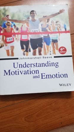 Understanding Motivation and Emotion by Reeve, Johnmarshall. 6th edition