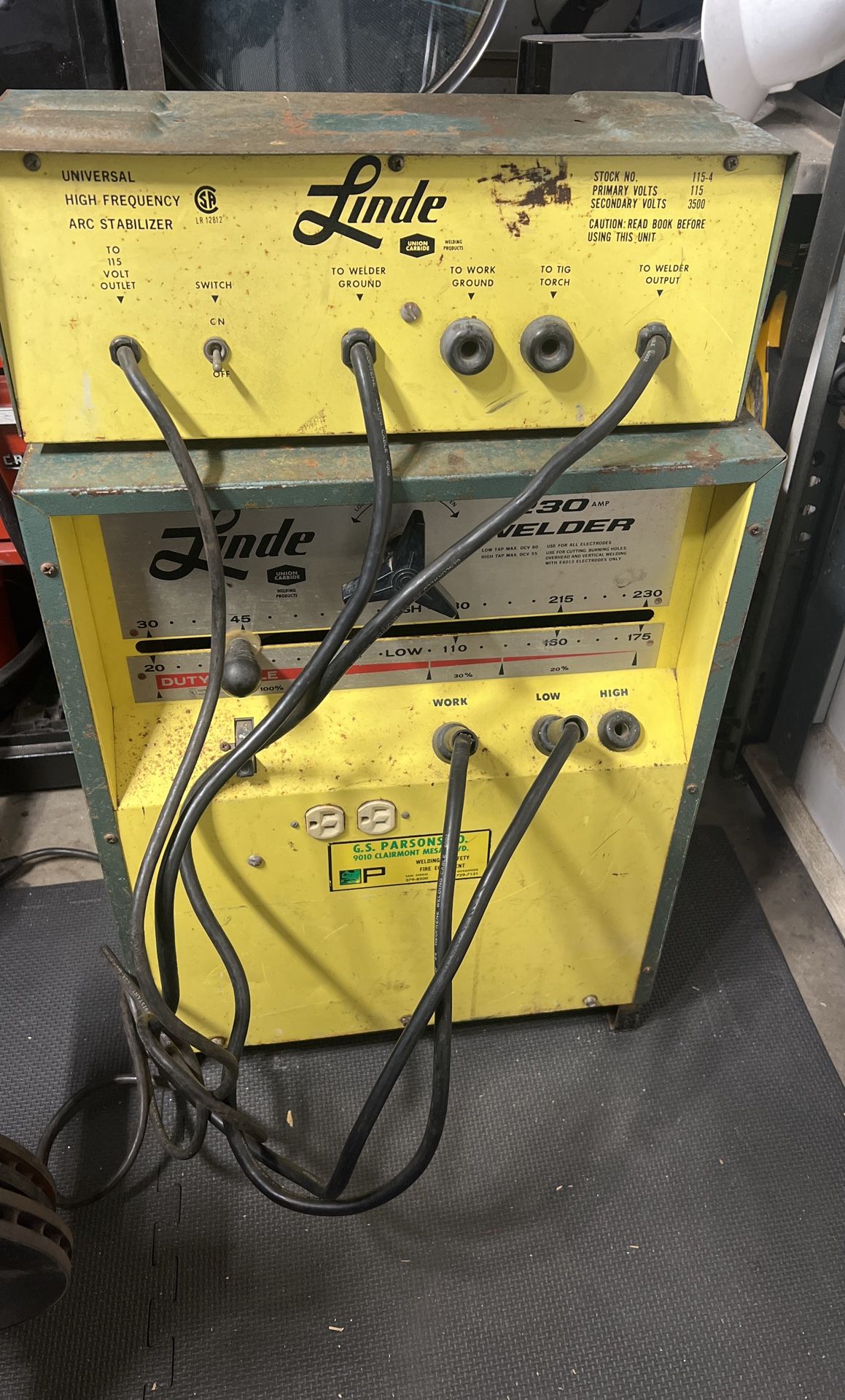 Linde Arc Stabilizer And 230amp Welder