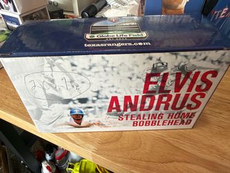 Texas Rangers Elvis Andrus Stealing Home Bobblehead 2020 Limited Ed New MLB!! The Texas Rangers Elvis Andrus Stealing Home Bobblehead 2020 Limited Ed