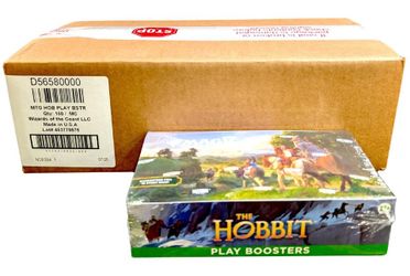 Magic the Gathering. The Hobbit play boosters. Case