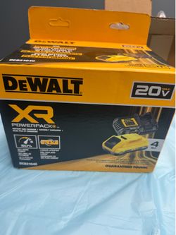 DeWalt battery and charger