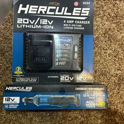 12 Volt 3/8” Cordless ratchet With / 12V/20V Charger 🔌 