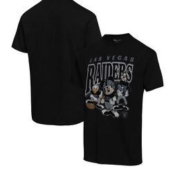 NFL x Disney Las Vegas Raiders Mickey Donald & Goofy Huddle T-Shirt Size XL