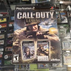 Call of Duty Legacy (Finest Hour & 2 Big Red) for PS2 Playstation 2 New Sealed