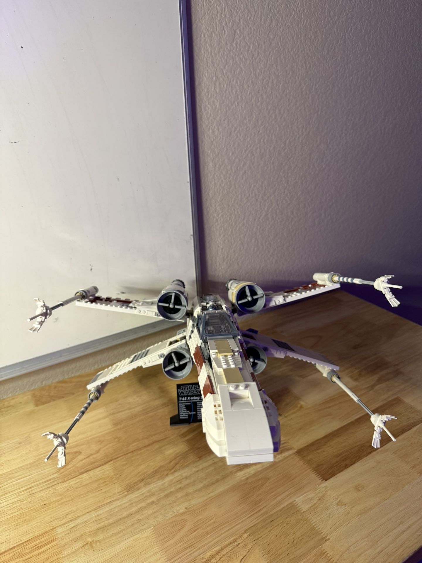 UCS X WING BUILT LEFO SET