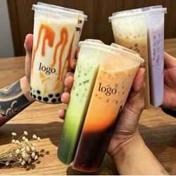 Double compartment cups