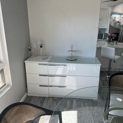 White Wood Sideboard