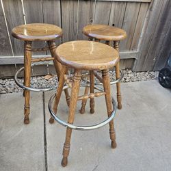 Oak Barstools