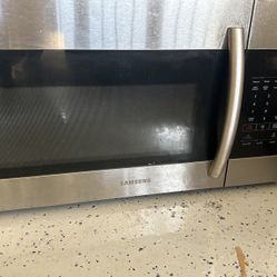 Used Samsung Microwave And kitchen hood