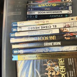 Various Blue Rays DVDs