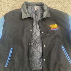 Vintage Leather HBO Boxing Jacket 