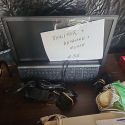 Hp Monitor, Keyboard And Mouse 