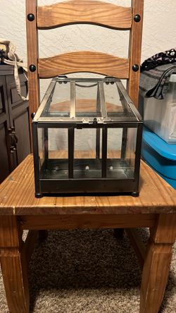 Glass & Metal House Terrarium