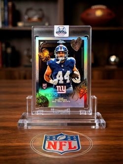 Topps Chrome Fortune Cam Skattebo New York Giants Rookie Card
