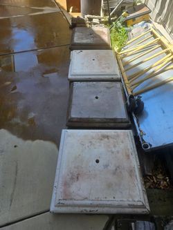 24x24 concrete caps