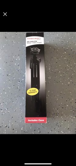 Precision Design PD-58PVTR 58" Photo/Video Tripod with Case—Brand New