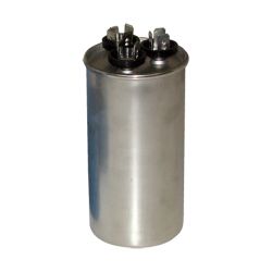 Capacitor, Dual Run, 45/5 MFD, 440 V, 50/60 Hz, Round