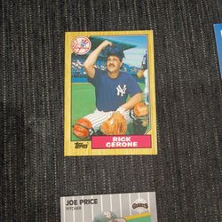 Fleer Card Number 339 Joe Price