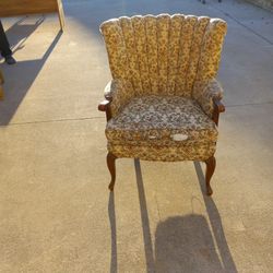 Antique Channel Back Chair