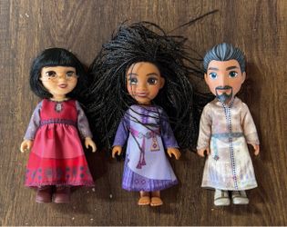 Disney Wish Doll Lot of 3 for $5 - Magnifico, Dahlia, Asha!
