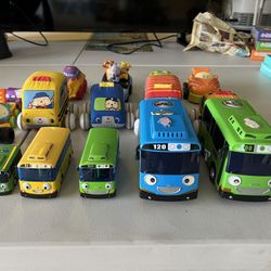 Assorted Kids’ Toy Cars & Buses - Great Condition!