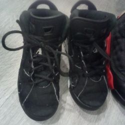 Jordans Shoes Size 1y Red Black ,Size 12 C 