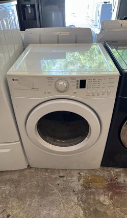 LG Dryer Electric Front load White XL Capacity
