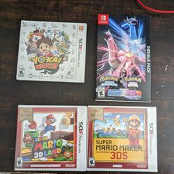 Brand New Sealed Nintendo Switch 3DS Games Pokemon  Super Mario Yo-kai Watch