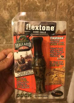 Duck call single reed
