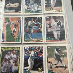 80s, 90s BASEBALL CARDS