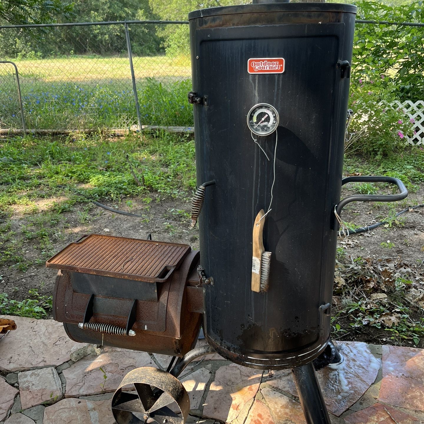 Outdoor Gourmet Triton Vertical Charcoal Smoker for Sale in San
