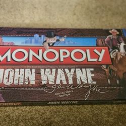 Monopoly JOHN WAYNE "The Duke" Collector's Edition 2010 Game Brand New & Sealed!