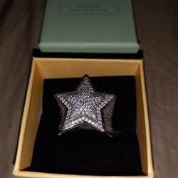 Moissanite Star Ring 
