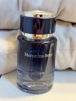 Mercedes Benz Ultimate 2.5 fl oz cologne more than half left