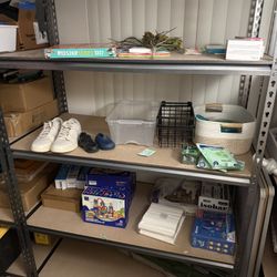 Metal Shelf With Plywood 