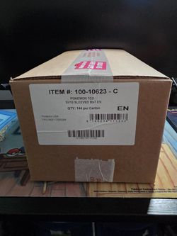 Pokemon Destined Rivals 144x Sleeved Booster Packs Case 