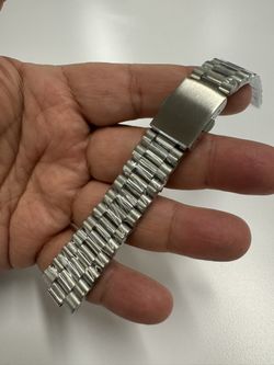 20mm Steel Watch Bands Bracelets Solid Links