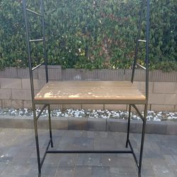 Ikea kitchen island table with storage ladder