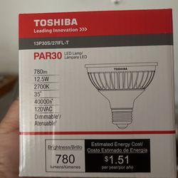 Toshiba LED bulbs 12.5w Gives 75w