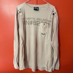Y2K Southpole XXL Beige Long SleevePocket thermal
