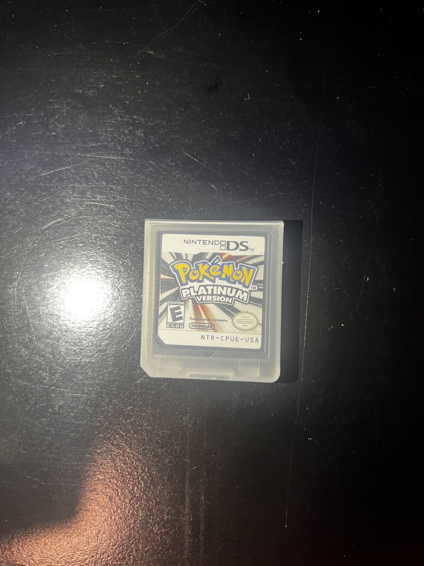 Nintendo DS Pokemon platinum version