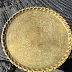 Large brass plater