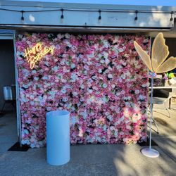 Flower Backdrop Available 
