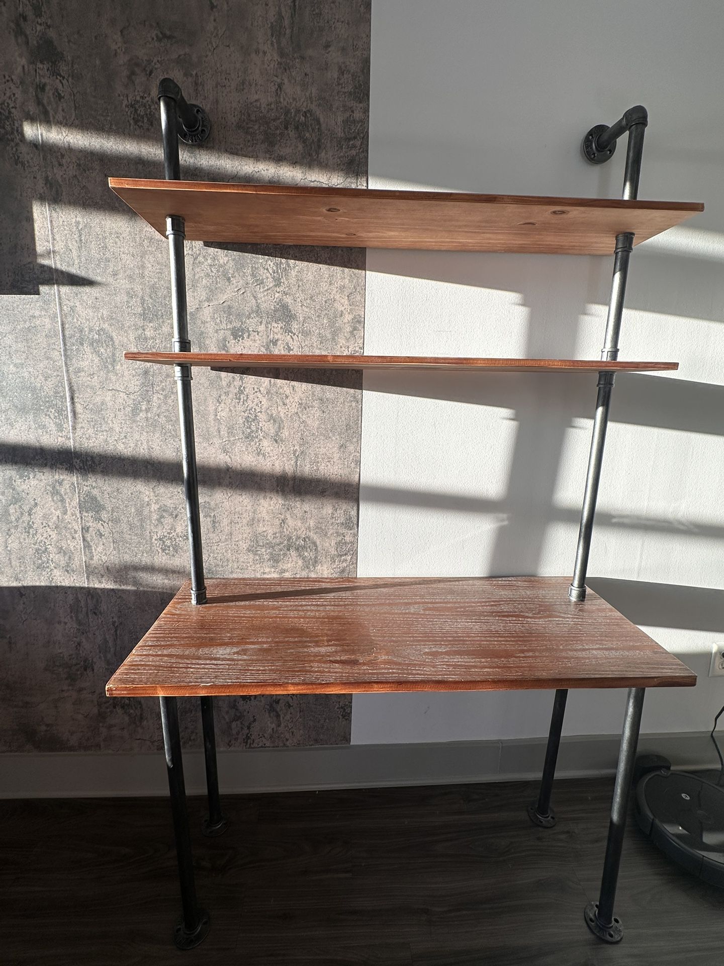 Industrial Desk w/Shelves