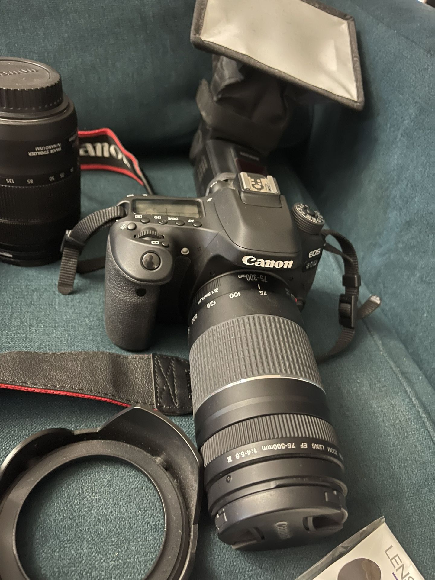 Canon 80d Camera 3 Lens And Extra