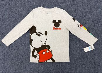 Girls Disney Mickey Mouse Kids Long Sleeve Shirt