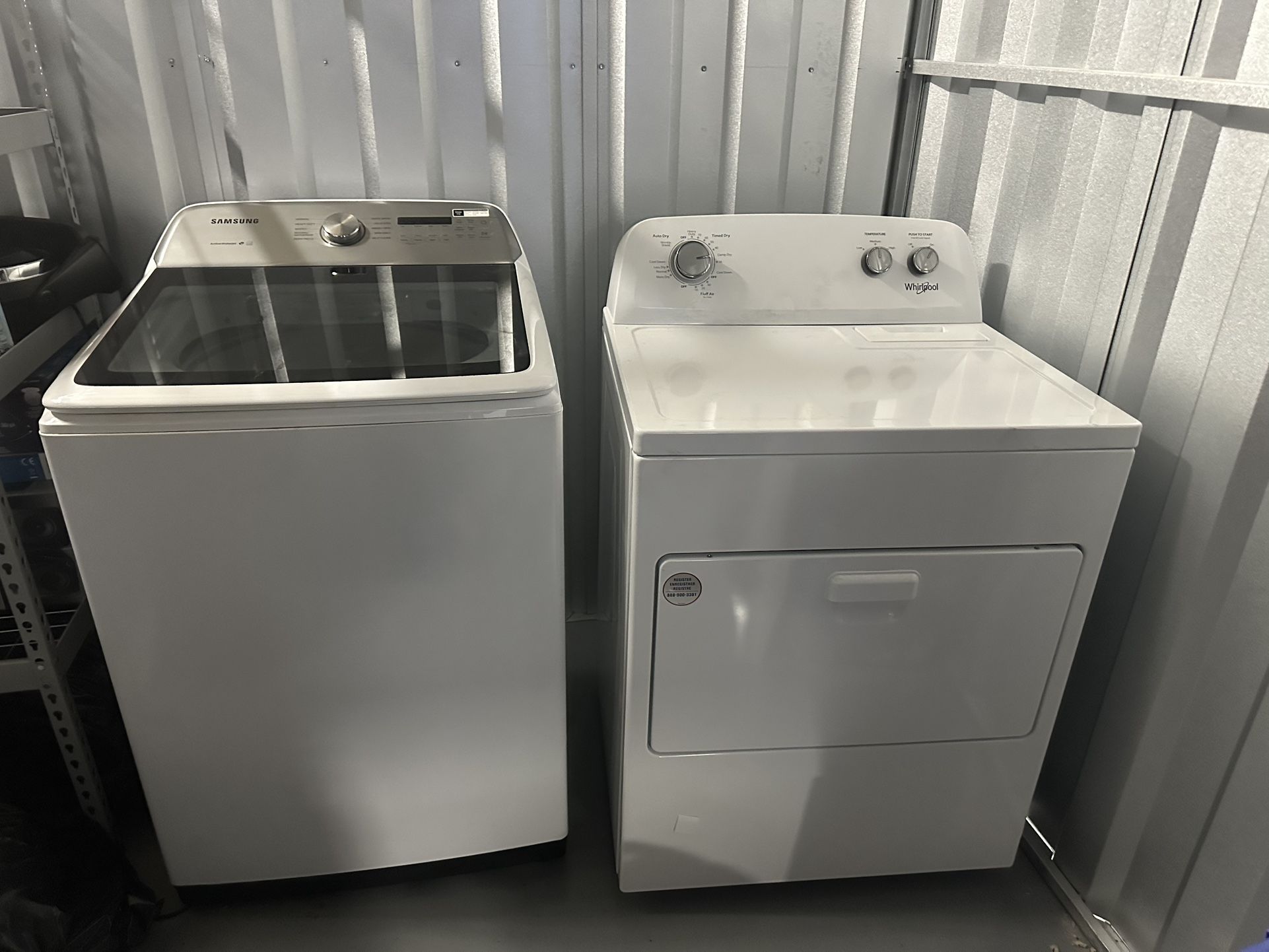 Washer and Dryer